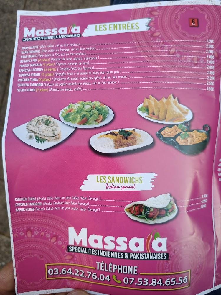 MASSALA - Resto Indien - Menu Image 1