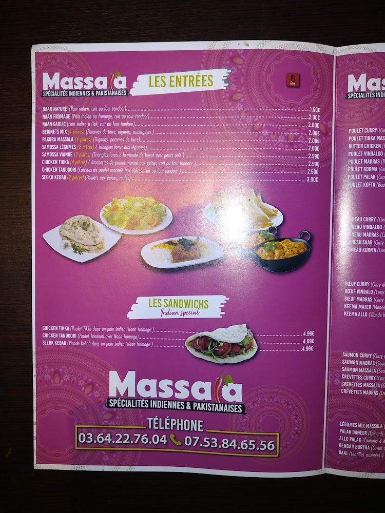 MASSALA - Resto Indien - Menu Image 2