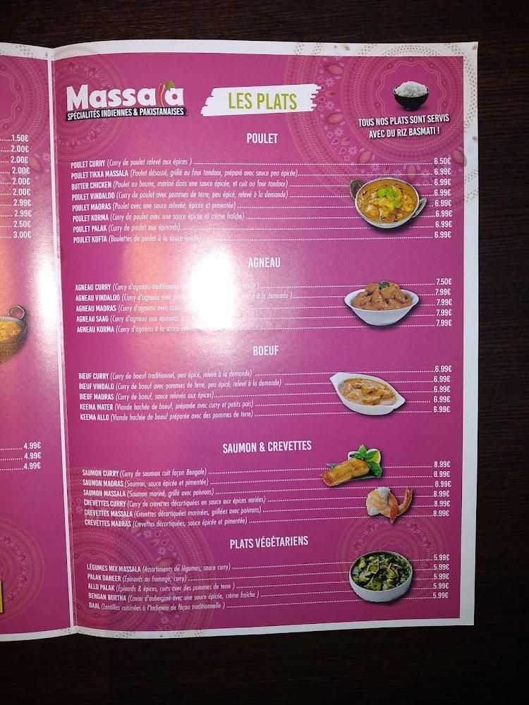 MASSALA - Resto Indien - Menu Image 4